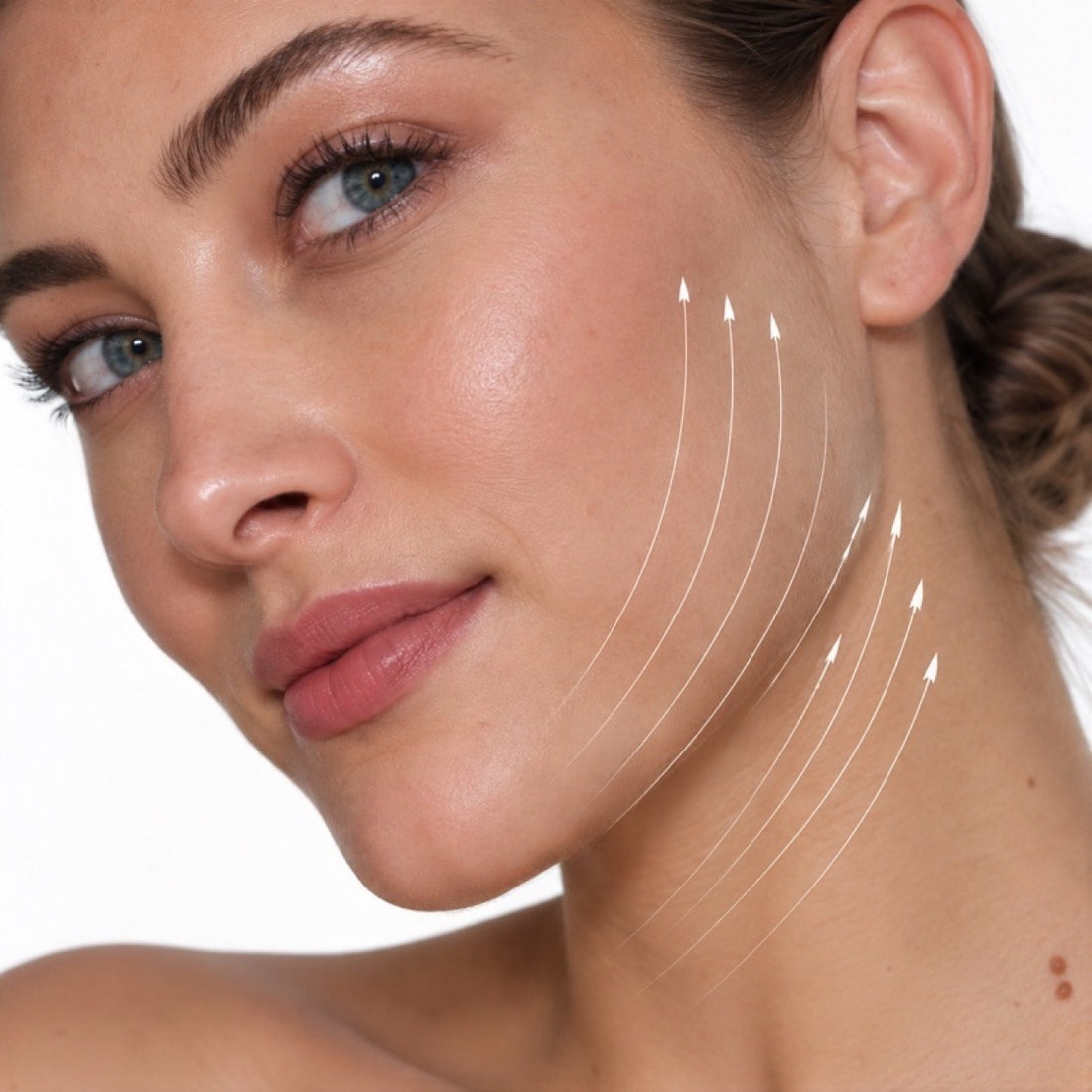 Close-up of refined, smooth skin
